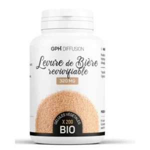 GPH DIFFUSION LEVURE DE BIERE REVIVIFIABLE 200 GÉLULES