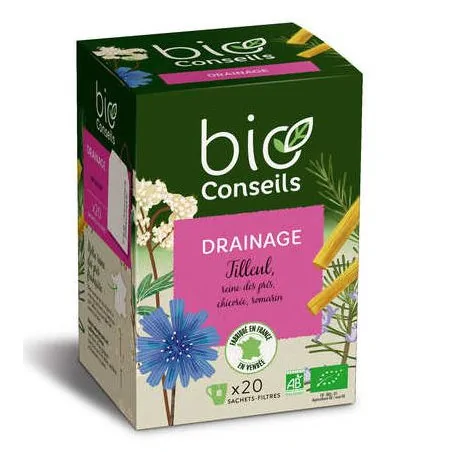 BIO CONSEILS INFUSION DRAINAGE BIO 20 SACHETS