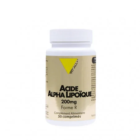 VIT’ALL+ ACIDE ALPHA LIPOIQUE 200MG / 30 COMPRIMES