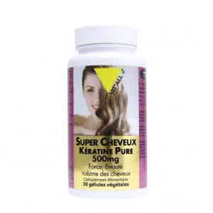 VIT’ALL+ SUPER CHEVEUX KERATINE PURE 50 GELULES