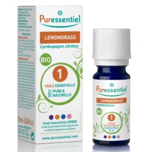 PURESSENTIEL HUILE ESSENTIELLE LEMONGRASS BIO - 10 ML