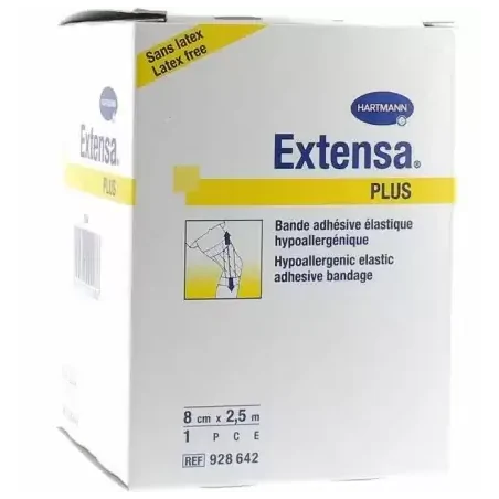 HARTMANN EXTENSA BANDE ADHÉSIVE ÉLASTIQUE 8CM*2,5M