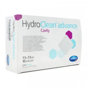HARTMANN HYDROCLEAN CAVITÉ PANSEMENT IRRIGO- ABSORBANT 7.5*7.5CM X10U