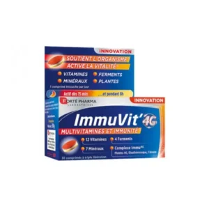 FORTE PHARMA IMMUVIT’4G MULTIVITAMINES ET IMMUNITÉ 30 COMPRIMÈS