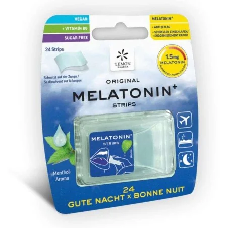 LEMON PHARMA ORIGINAL MELATONIN + 24 STRIPS BONNE NUIT