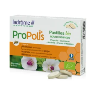LADROME PASTILLES PROPOLIS ADOUCISSANTES 20CP