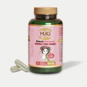 HUG BEAUTE HARMONIE CHEVEUX PEAU ET ONGLE 60 GELULES 900 MG