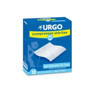 URGO COMPRESSES STÉRILES DE GAZE 20CMX20CM