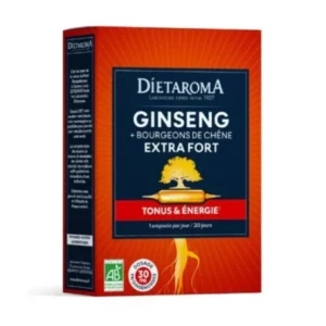 DIETAROMA GINSENG GELEE ROYALE ACÉROLA BIO 20 AMPOULES