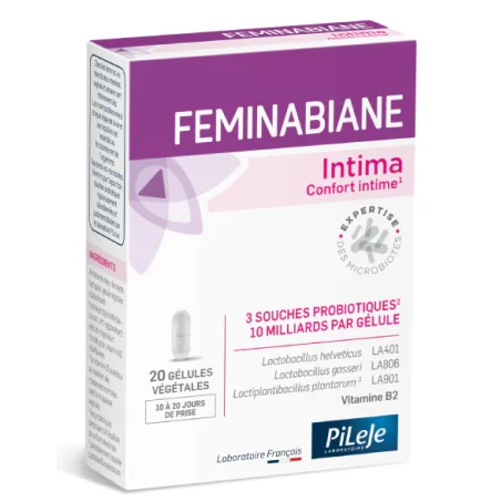 PILEJE FEMINABIANE INTIMA 20 GÉLULES