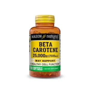 MASON NATURAL BETA CAROTENE 100 SOFTGELS