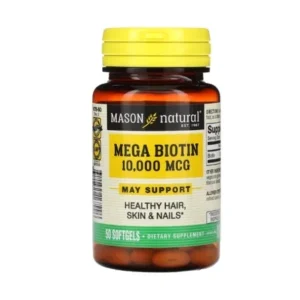 MASON NATURAL MEGA BIOTIN 50 SOFTGELS