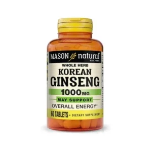 MASON NATURAL KOREAN GINSENG 60 TABLETS
