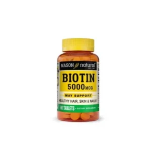 MASON NATURAL BIOTIN 60 SOFTGELS