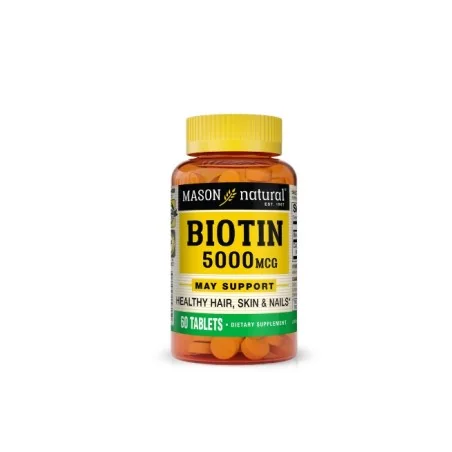 MASON NATURAL BIOTIN 60 SOFTGELS