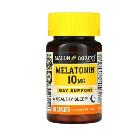 MASON NATURAL MELATONIN 10MG 60 TABLETS