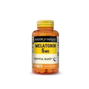 MASON NATURAL MELATONIN 5MG 60 TABLETS