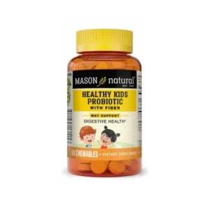 MASON NATURAL HEALTHY KIDS PROBIOTIC WITH FIBER 60 TABLETS 1711-60A