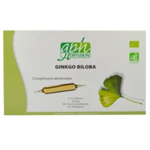 GPH DIFFUSION GINKGO BILOBA BIO 20 AMPOULES – 15ML
